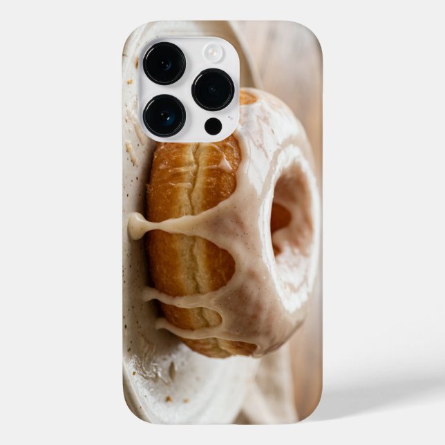 Delicious Glazed Donut Icing Drip iPhone Case (Back)