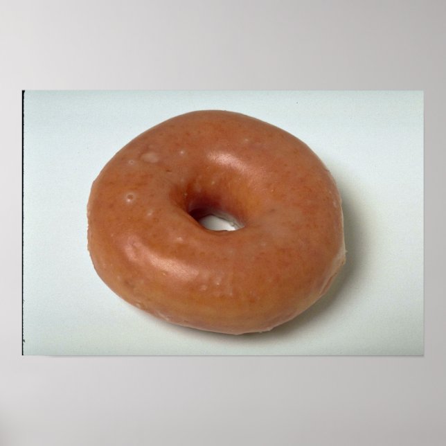 Delicious Glazed doughnut pastry Poster (Front)