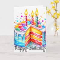 Delicious Happy Birthday Cake