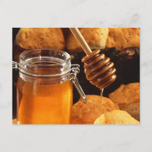 Delicious Honey Jar Postcard
