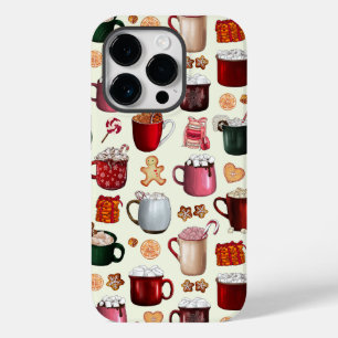 Delicious Hot Cocoa Winter Christmas Drinks and Tr Case-Mate iPhone 14 Pro Case