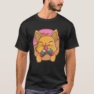 Delicious Ice Cream I Ice Cream I Kitten I Sweet C T-Shirt