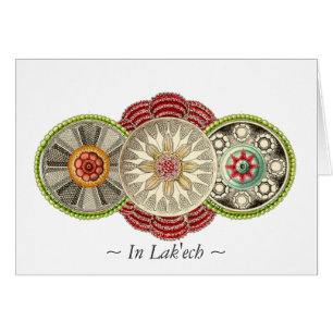 Delicious In Lak'ech Mandala Postcard