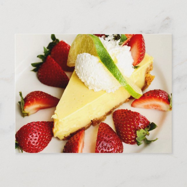 Delicious Key Lime Pie Postcard (Front)