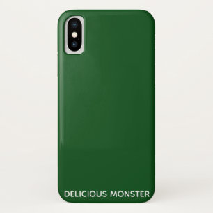 Delicious Monster green colour name Case-Mate iPhone Case