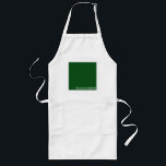 Delicious Monster green colour name Long Apron<br><div class="desc">Delicious Monster green colour name</div>