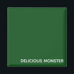 Delicious Monster green colour name Magnet<br><div class="desc">Delicious Monster green colour name</div>