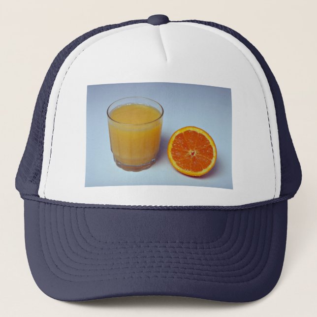 Delicious Orange and juice Trucker Hat (Front)