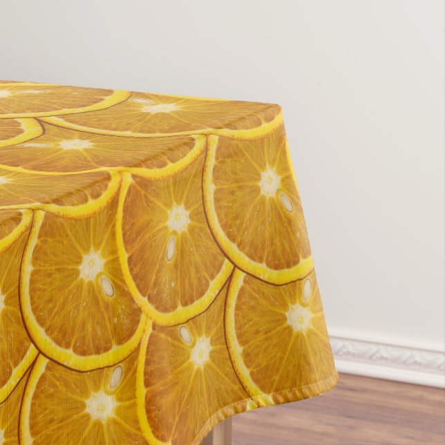 DELICIOUS ORANGE SLICE TABLECLOTH (In Situ)