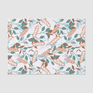 Delicious Organic Wheat Baguette Pattern Tissue Paper