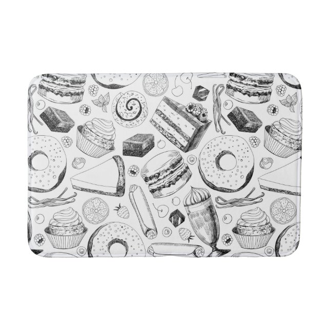 Delicious pattern bath mat (Front)