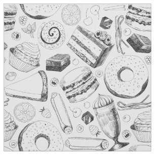 Delicious pattern fabric