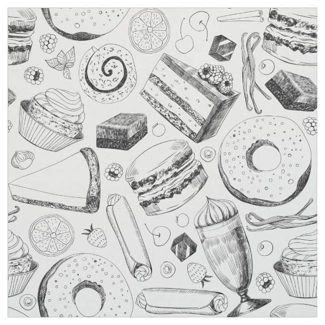 Delicious pattern fabric (Swatch)