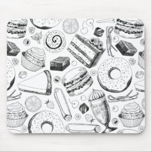 Delicious pattern mouse pad