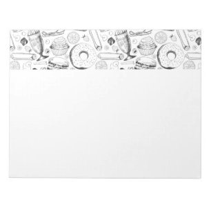 Delicious pattern notepad