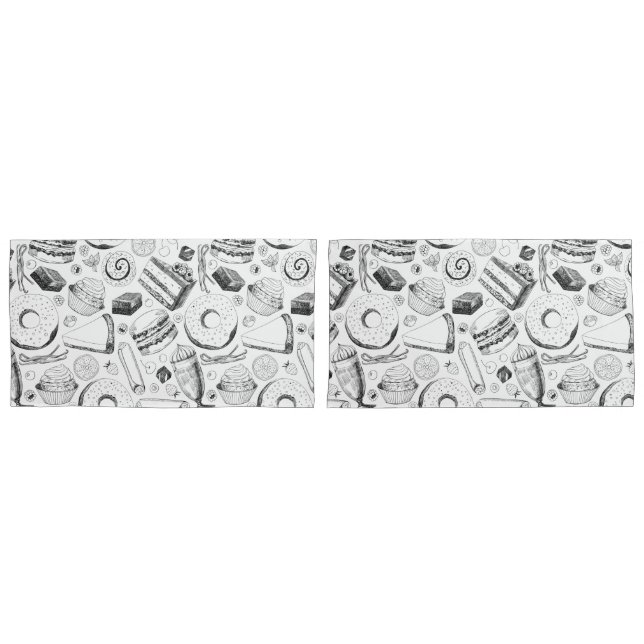 Delicious pattern pillowcase (Front-Set)