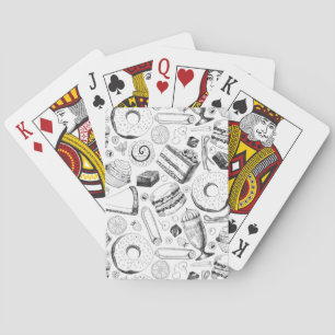 Delicious pattern playing cards