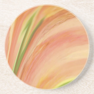 Delicious Peach Design Coaster