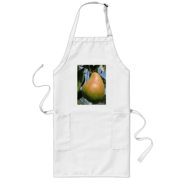Delicious Pear Long Apron (Front)