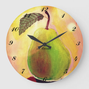 Delicious Pear Wall Clock