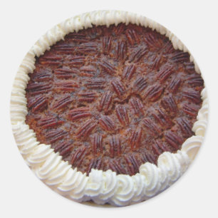 Delicious Pecan Pie! Classic Round Sticker
