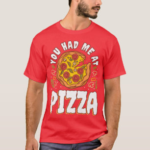 Delicious pizza pie yummy snacks cheesy pepperoni T-Shirt