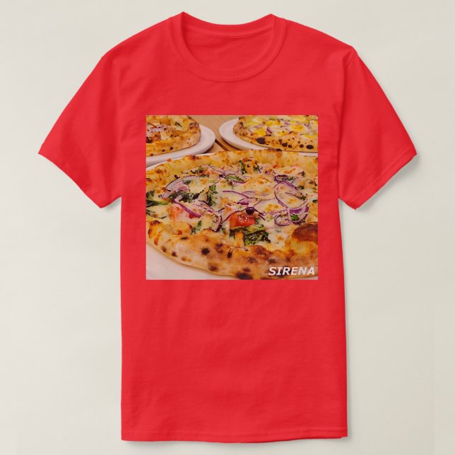 Delicious Pizza  T-Shirt (Design Front)