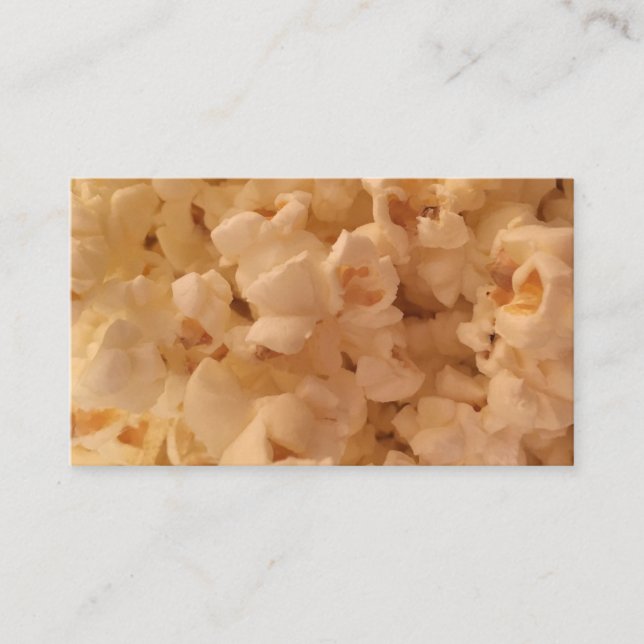 Delicious Popcorn Business Card (Front)