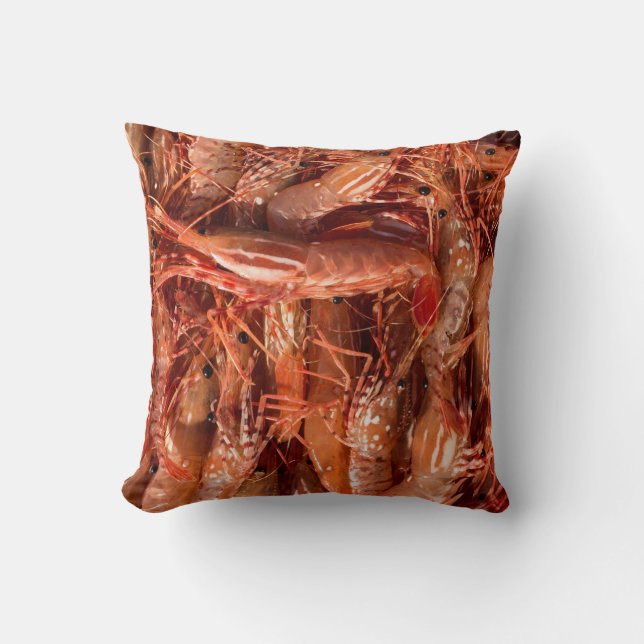 Delicious Prawns Cushion (Front)