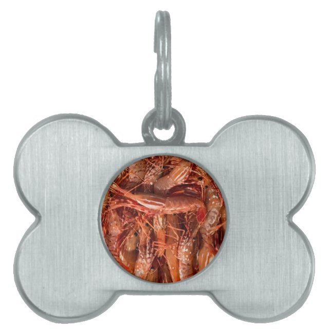Delicious Prawns Pet ID Tag (Front)