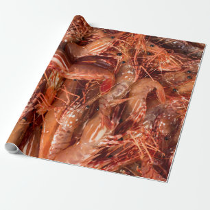 Delicious Prawns Wrapping Paper