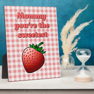 Delicious Red Strawberry Plaque