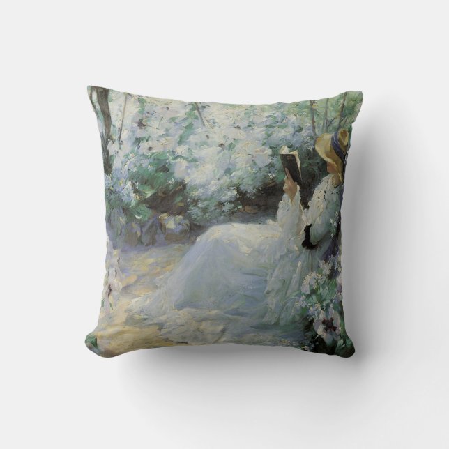 Delicious Solitude by Frank Bramley, Vintage Art Cushion (Front)