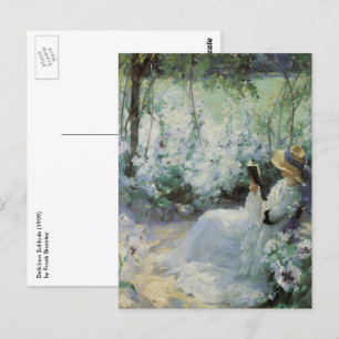 Delicious Solitude by Frank Bramley, Vintage Art Postcard
