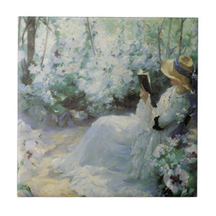 Delicious Solitude by Frank Bramley, Vintage Art Tile