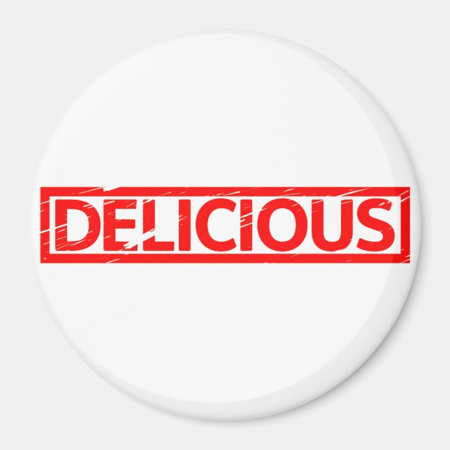 Delicious Stamp Magnet (Front)