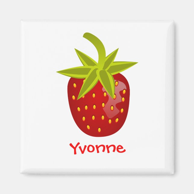 Delicious strawberry magnet (Front)