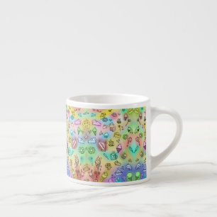 DELICIOUS SUMMER DESSERTS PATTERN  ESPRESSO CUP