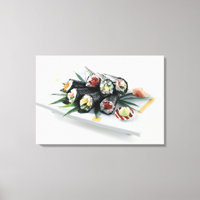 Delicious Sushi Canvas Print (Front)