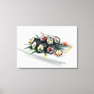 Delicious Sushi Canvas Print