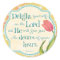 Delight in the Lord Bible Verse Round Stickers
