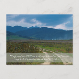 "Delight yourself..." - Postcard