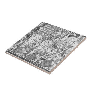 Delighted Gouda 1897 Jan Toorop. Tile