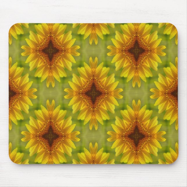 Delighted Sunflowers.... Mouse Pad (Front)