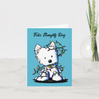 Delighted Westie KiniArt 