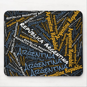 Delightful Argentina Flag Colors Patriotic Mouse P Pad
