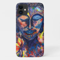 Delightful Buddha Original Abstract Artwork