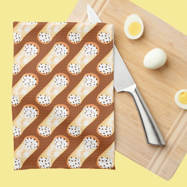 Delightful Cannoli Dessert Tea Towel (Creator Uploaded)