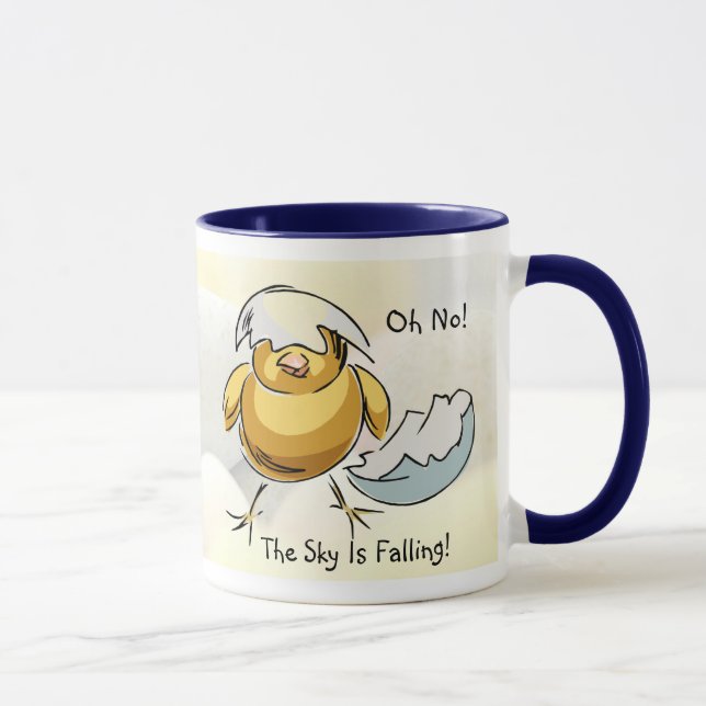 Delightful Chicken Little The Sky Is Falling Mug (Right)