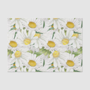 Delightful Daisies Floral Pattern  Tissue Paper